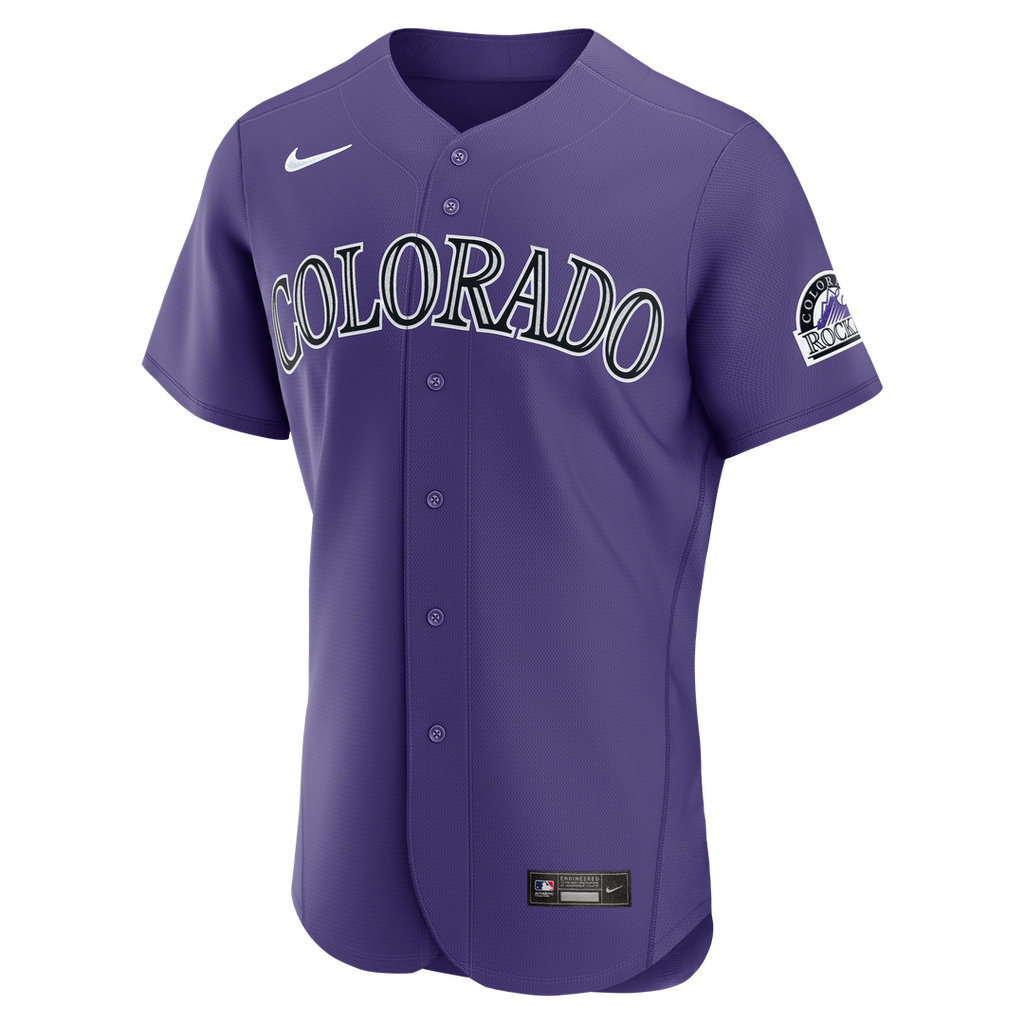 Men's Colorado Rockies Purple Alternate Jersey