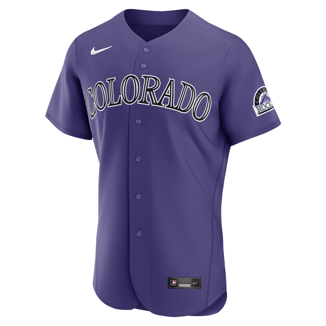 Men's Colorado Rockies Purple Alternate Jersey