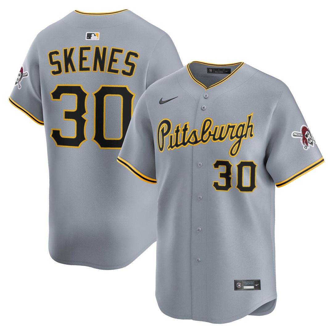Men's Pittsburgh Pirates Paul Skenes White Home Player Jersey