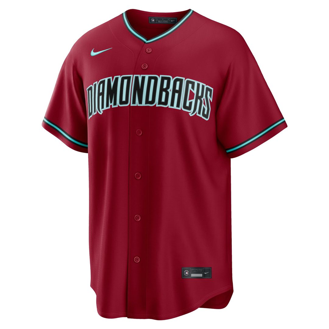Men's Arizona Diamondbacks Corbin Carroll Crimson Alternate 2 Replica Jersey