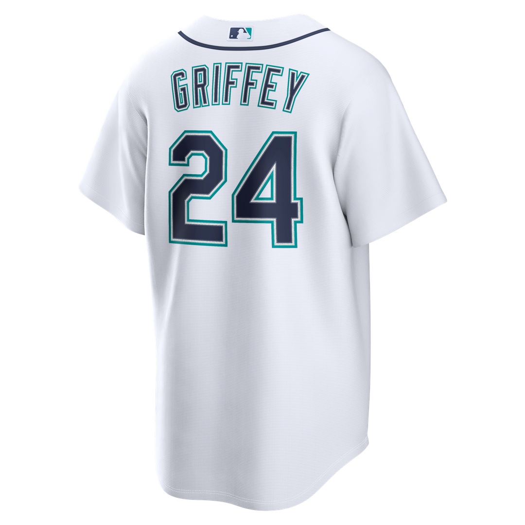 Men's Seattle Mariners Ken Griffey Jr. White Home Replica Jersey