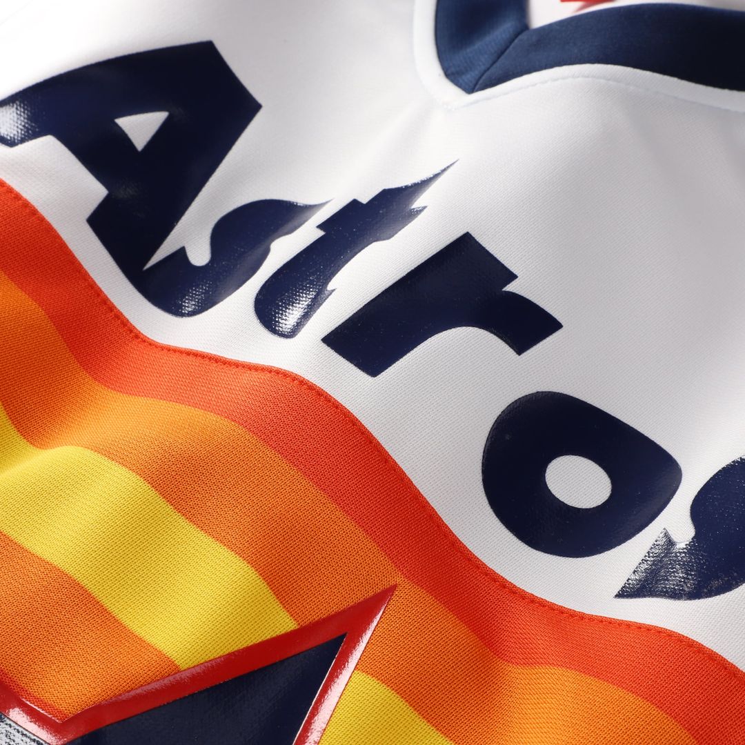 Men's Houston Astros Nolan Ryan White Throwback Jersey