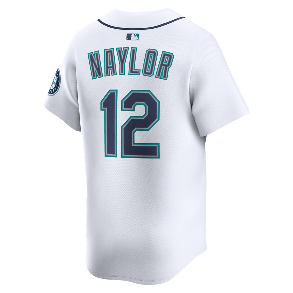 Men's Seattle Mariners Josh Naylor White Home Jersey