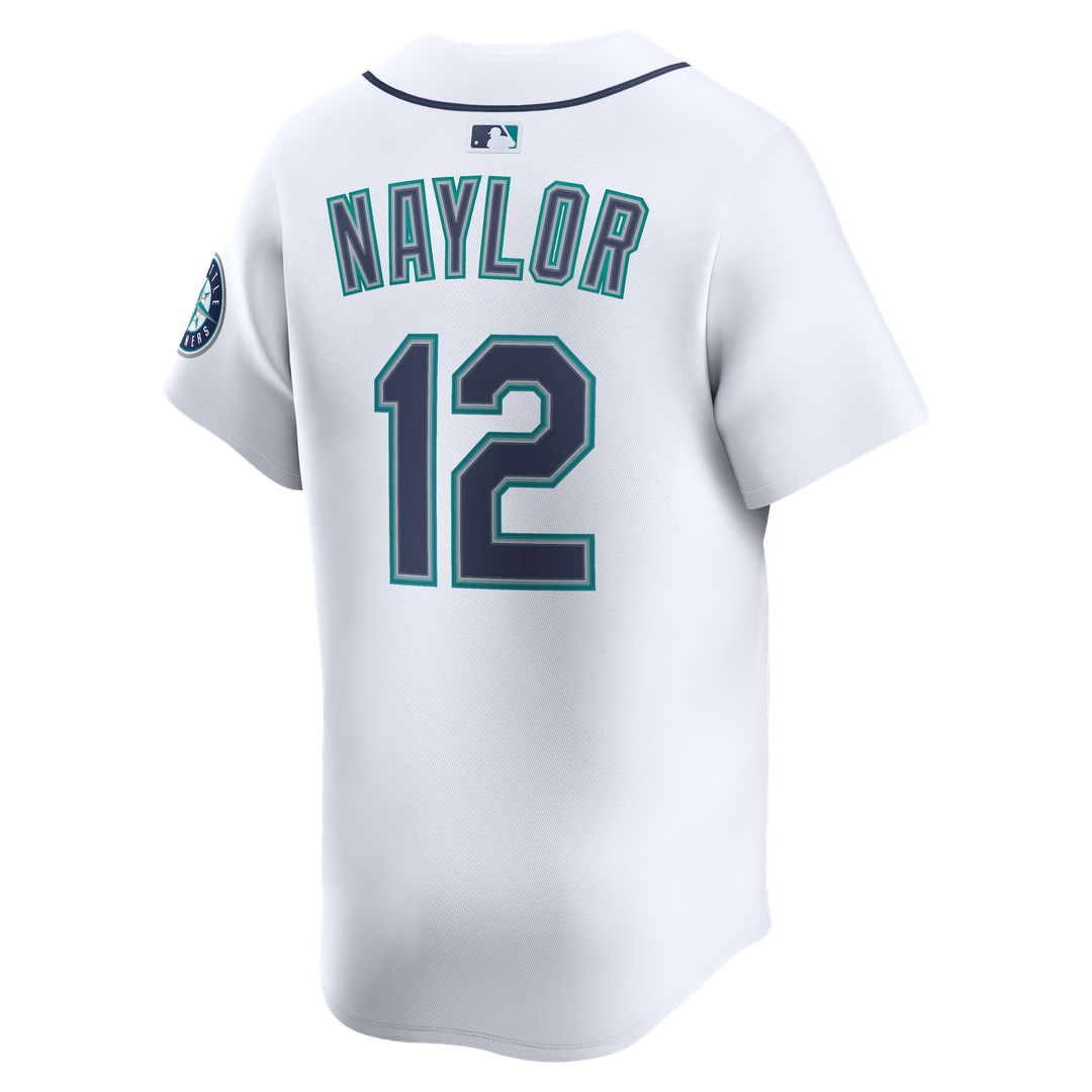 Men's Seattle Mariners Josh Naylor White Home Jersey