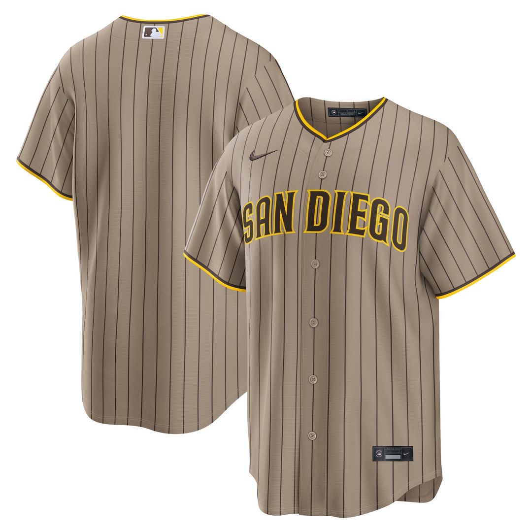 Men's San Diego Padres White Home Replica Jersey