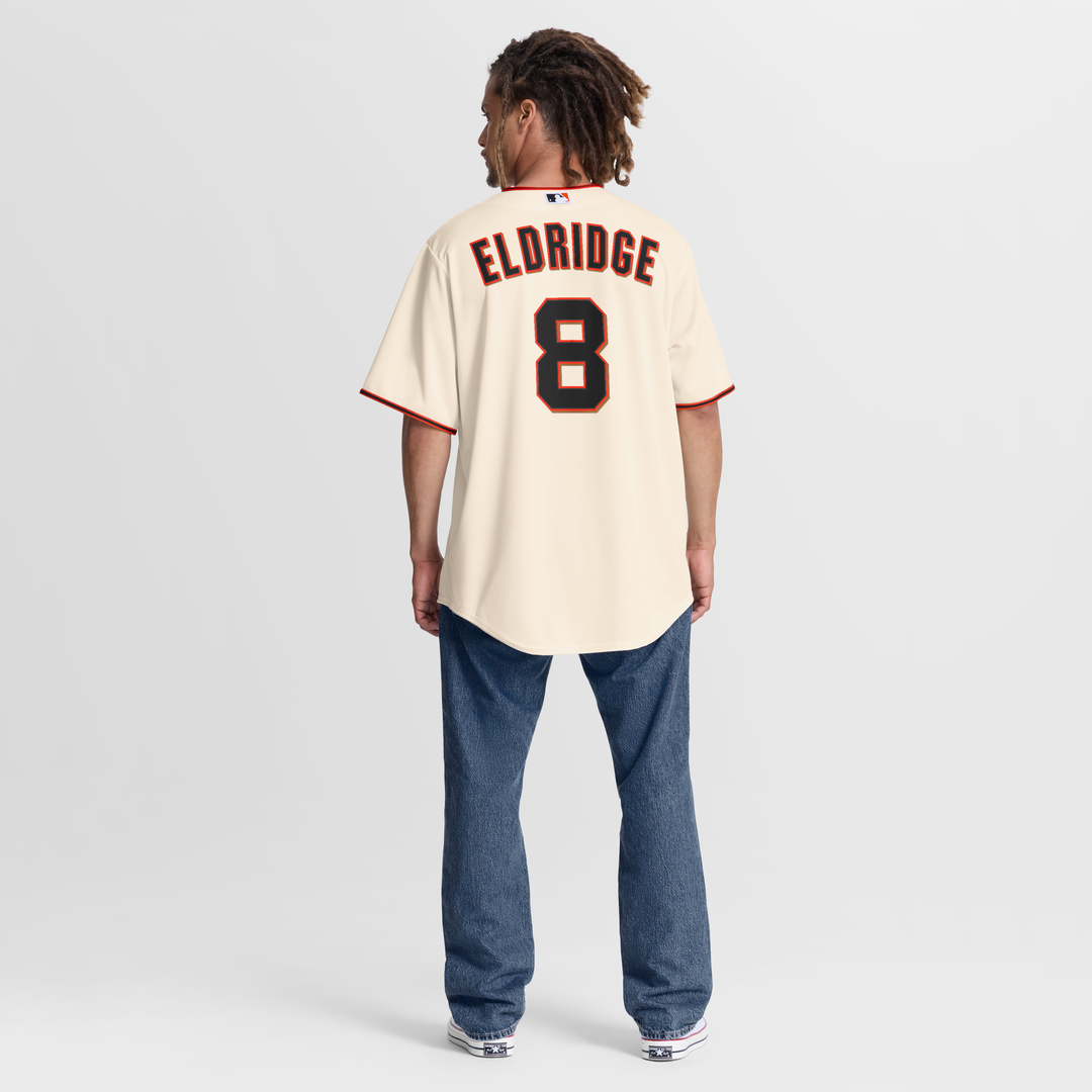 Men's San Francisco Giants Bryce Eldridge Cream Home Replica Jersey