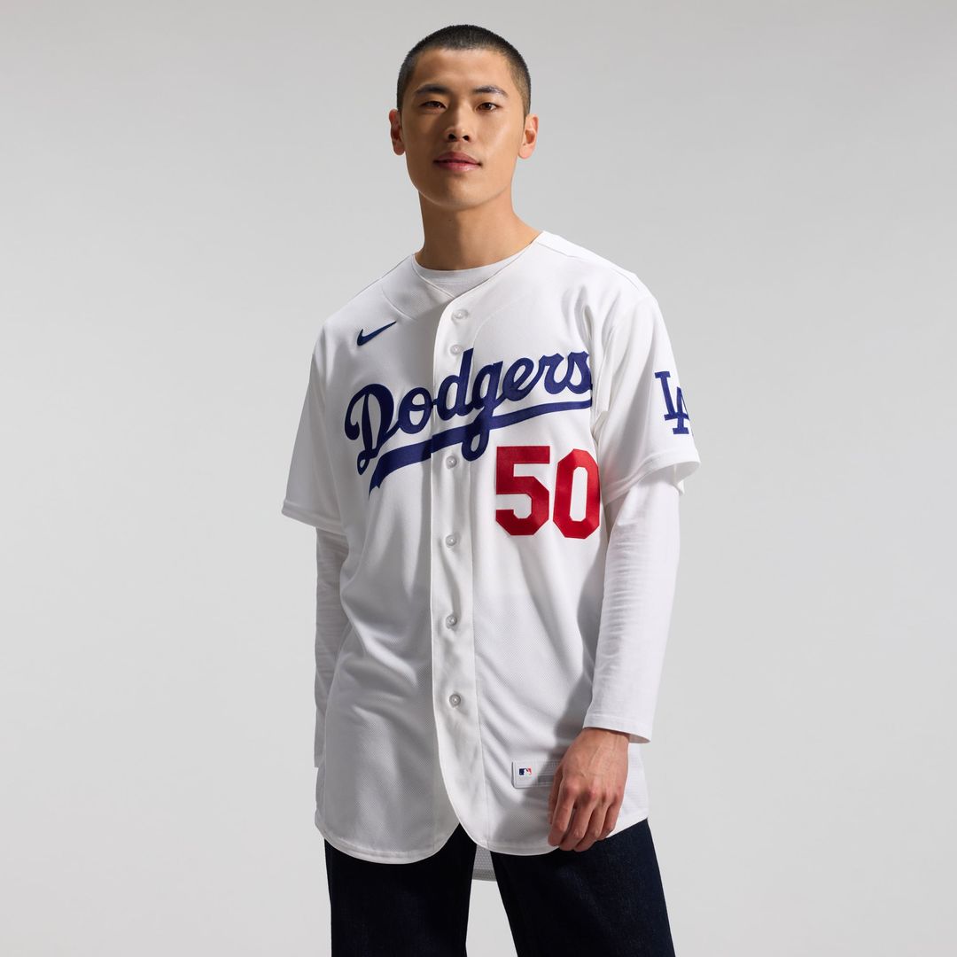 Men's Los Angeles Dodgers Mookie Betts White Home Jersey