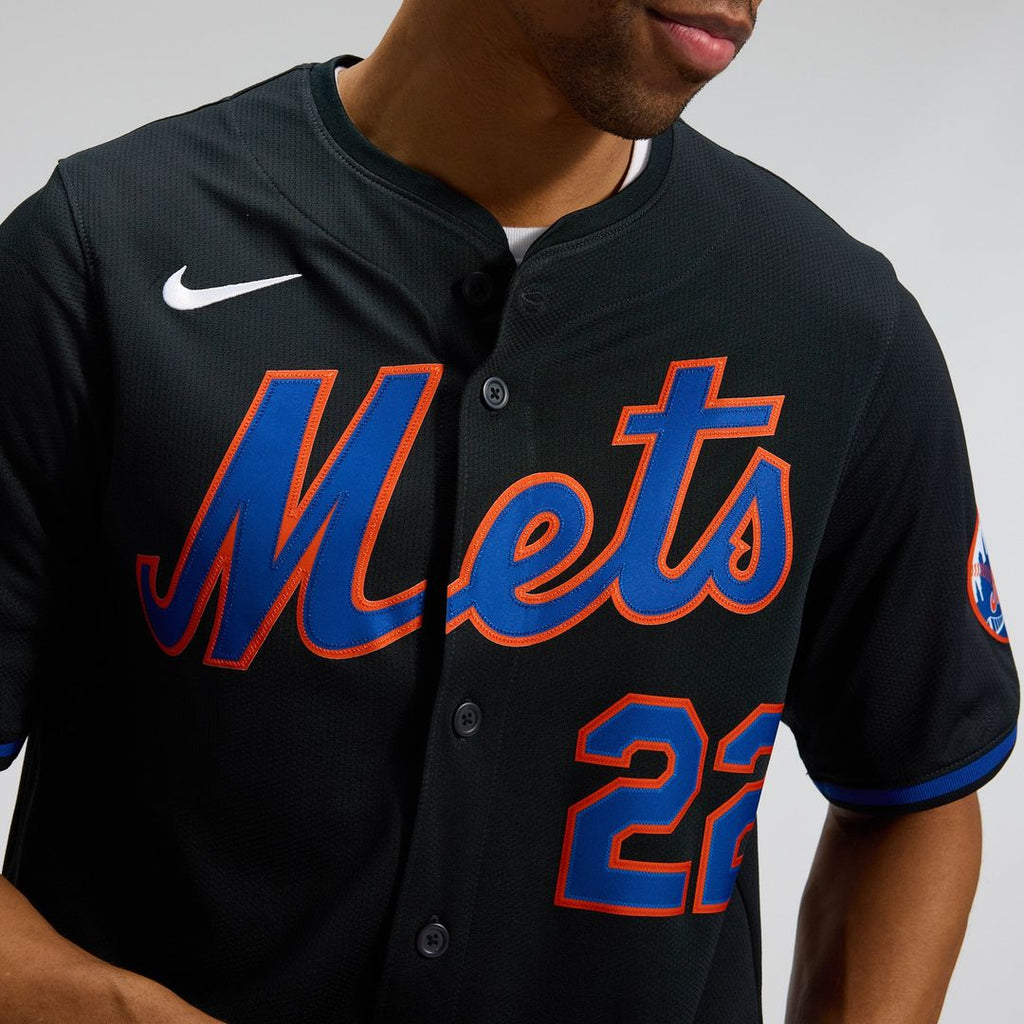 Men's New York Mets Juan Soto Black Alternate Player Jersey