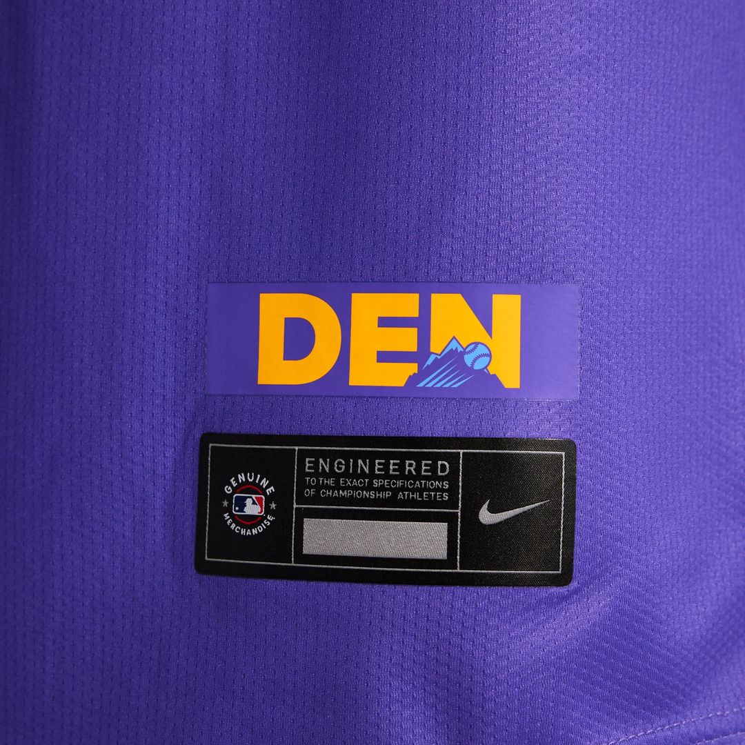 Men's Colorado Rockies Purple/Light Blue 2025 City Connect Jersey