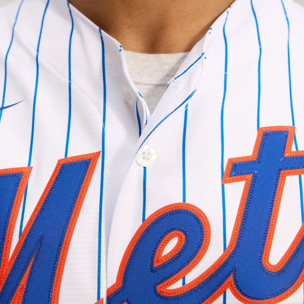 Men's New York Mets White Home Replica Player Jersey