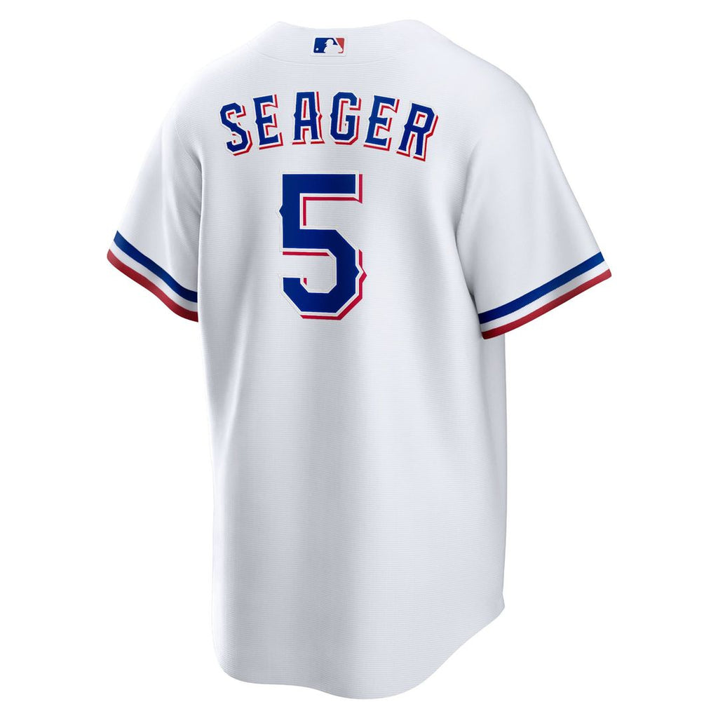 Men's Texas Rangers Corey Seager White Home Replica Player Jersey