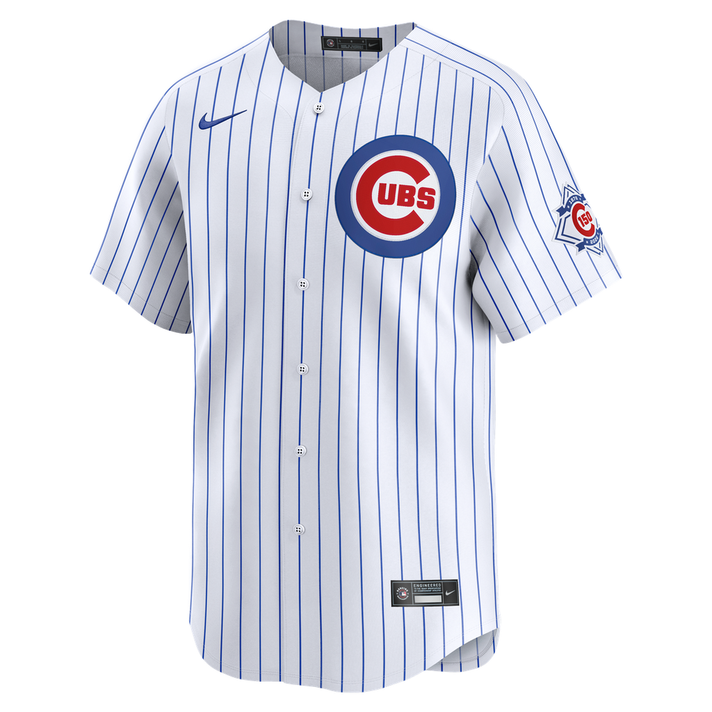 Men's Chicago Cubs Pete Crow-Armstrong White 150th Anniversary Jersey