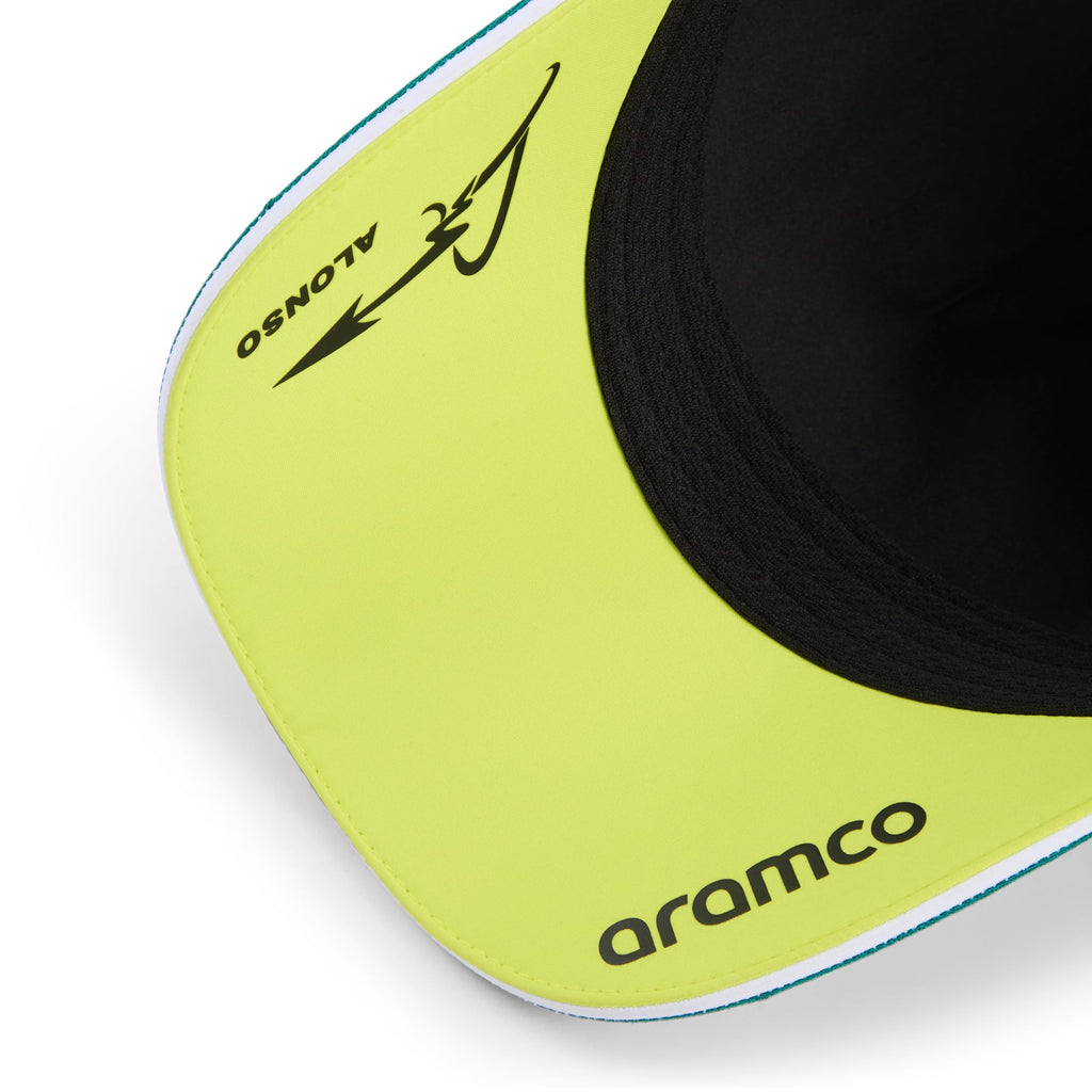 Aston Martin Aramco Cognizant F1 2026 Fernando Alonso Team Cap - Green - Kids
