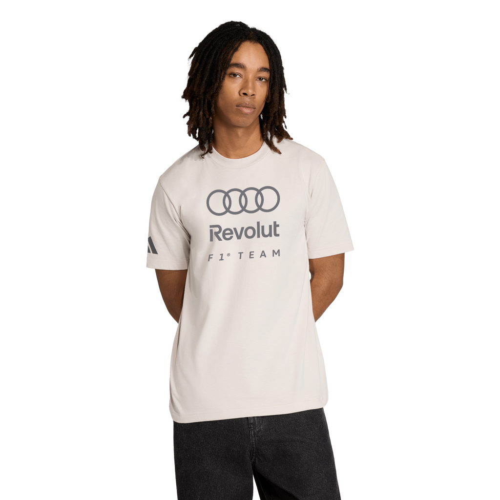 Audi F1 adidas DNA Logo T-Shirt - Grey