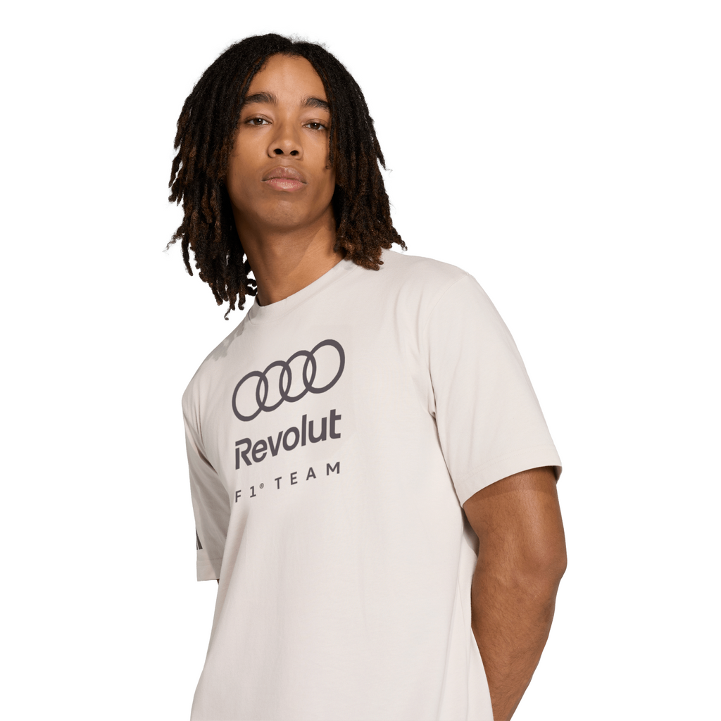 Audi F1 adidas DNA Logo T-Shirt - Grey