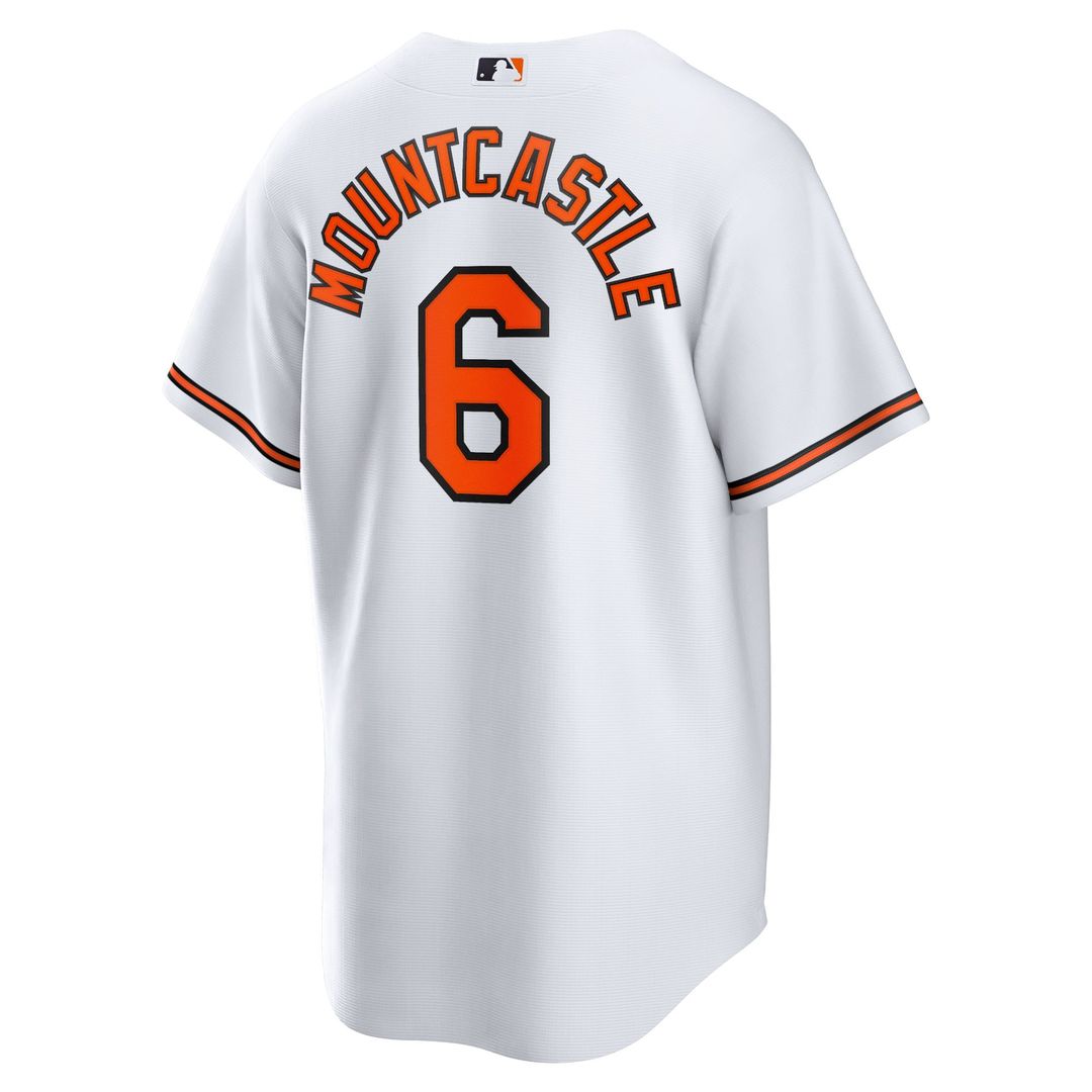 Men's Baltimore Orioles Ryan Mountcastle White Home Replica Jersey