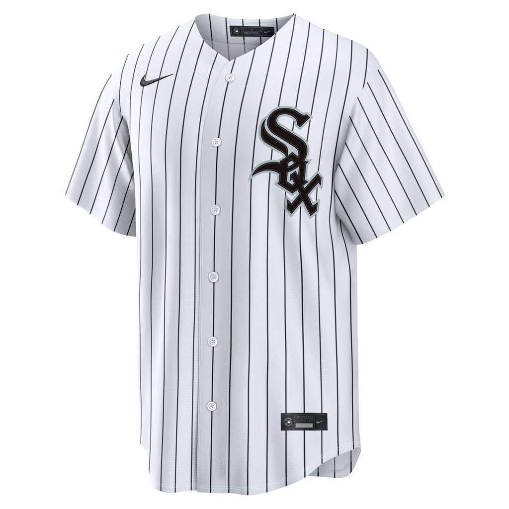 Men's Chicago White Sox Huascar Brazoban White Home Replica Jersey