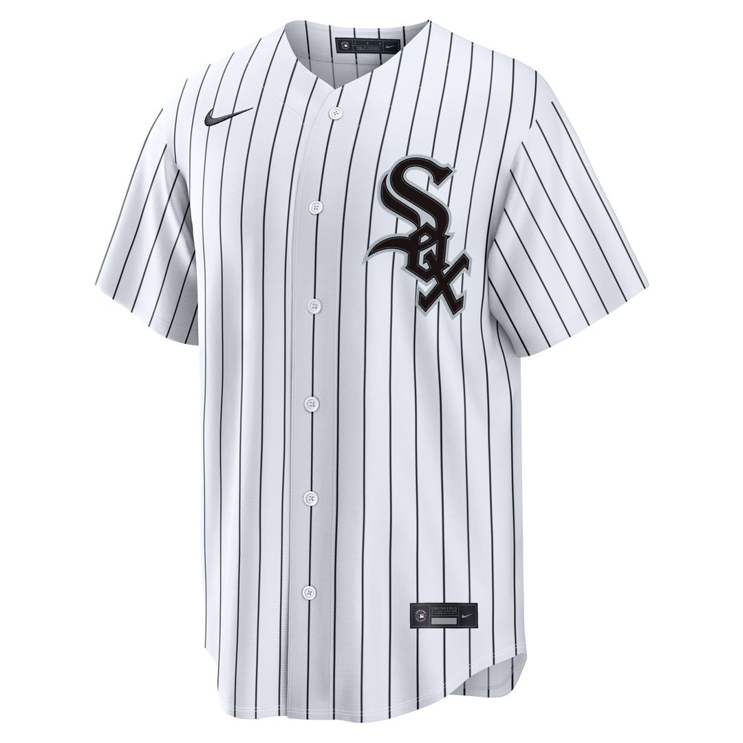 Men's Chicago White Sox Huascar Brazoban White Home Replica Jersey