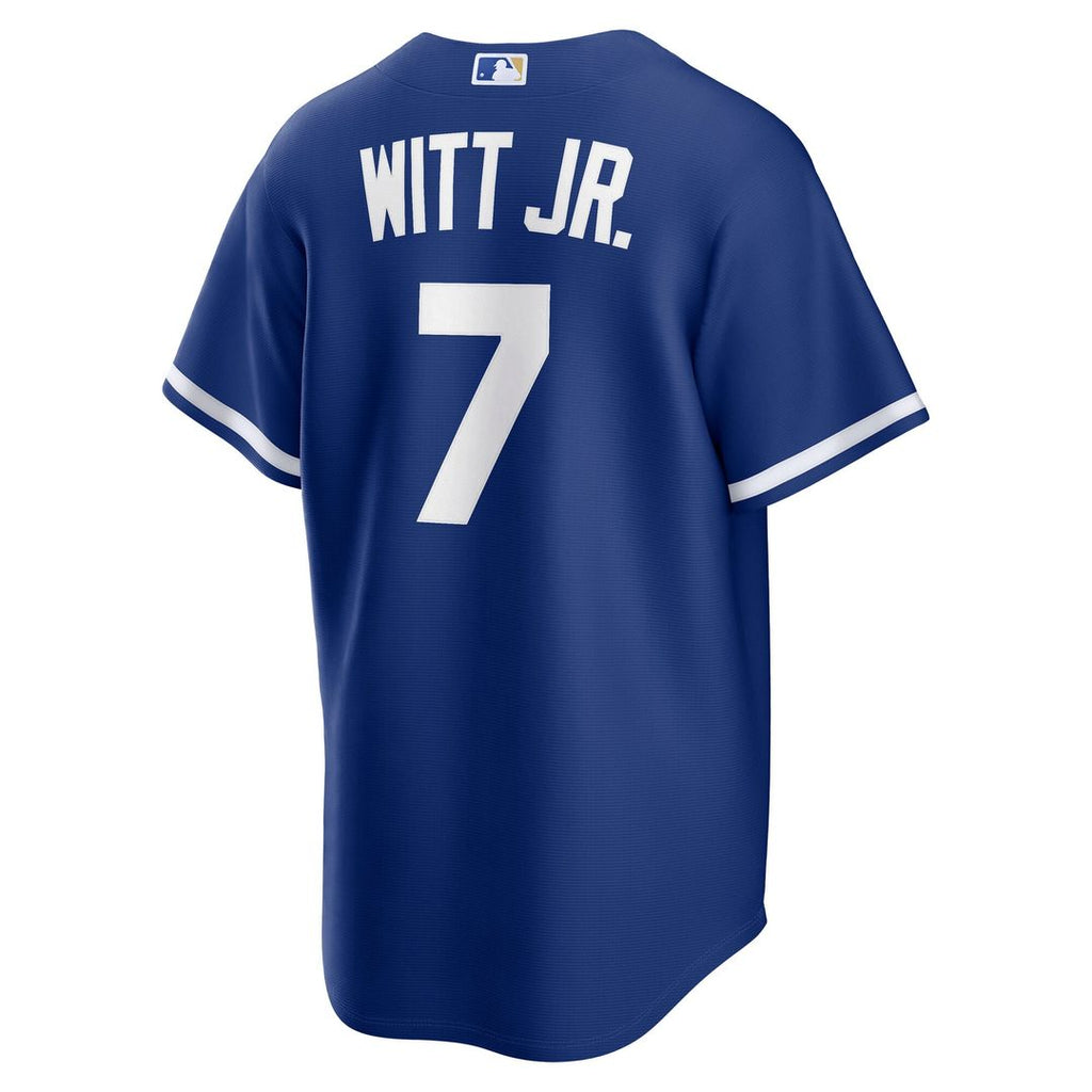 Men's Kansas City Royals Bobby Witt Jr. Gray Road Replica Jersey