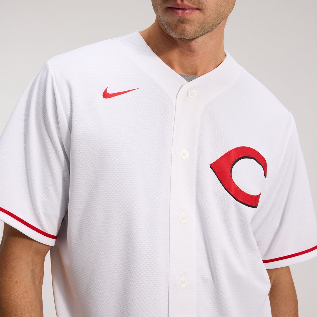 Men's Cincinnati Reds Elly De La Cruz White Alternate 2 Replica Jersey