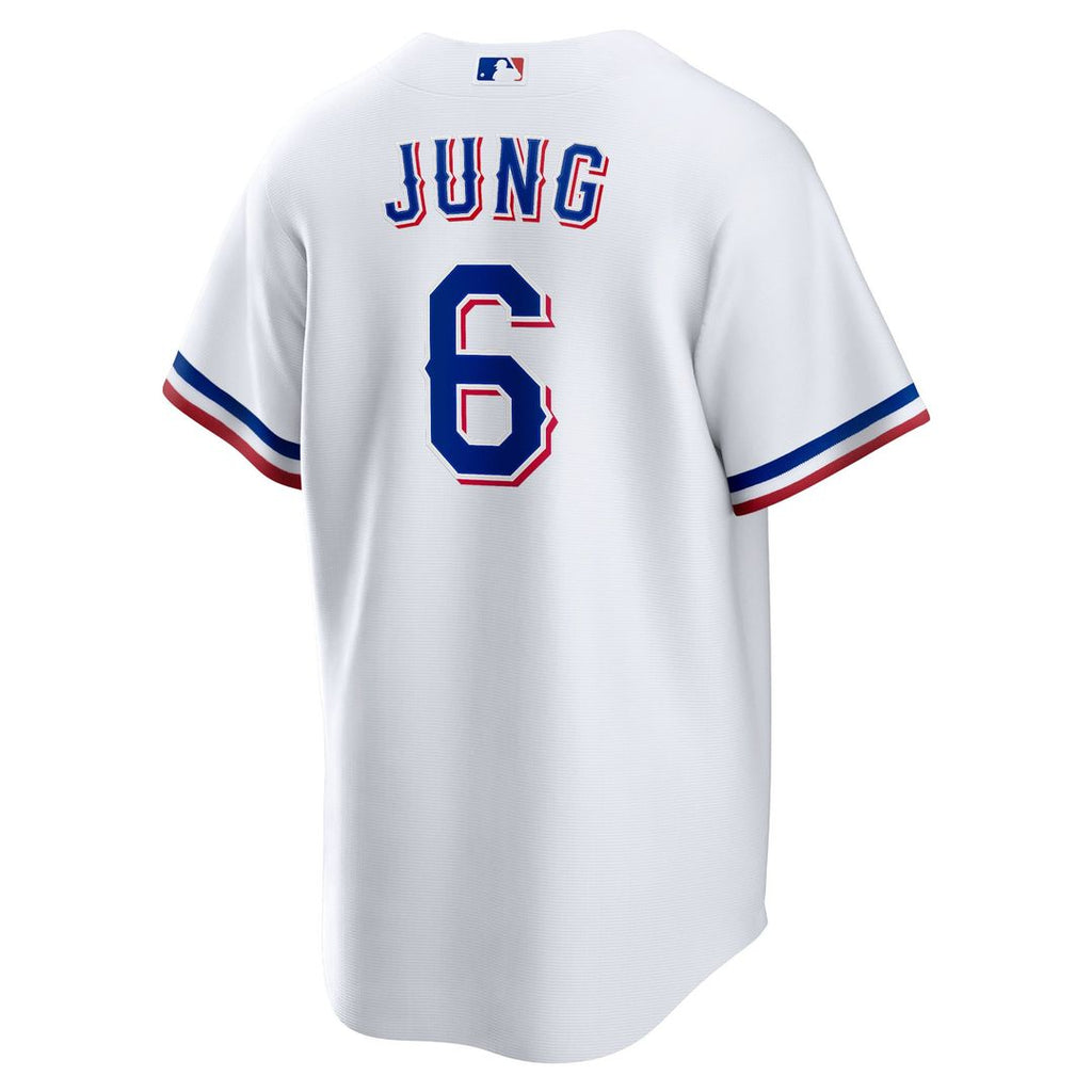 Men's Texas Rangers Josh Jung White Replica Player Jersey