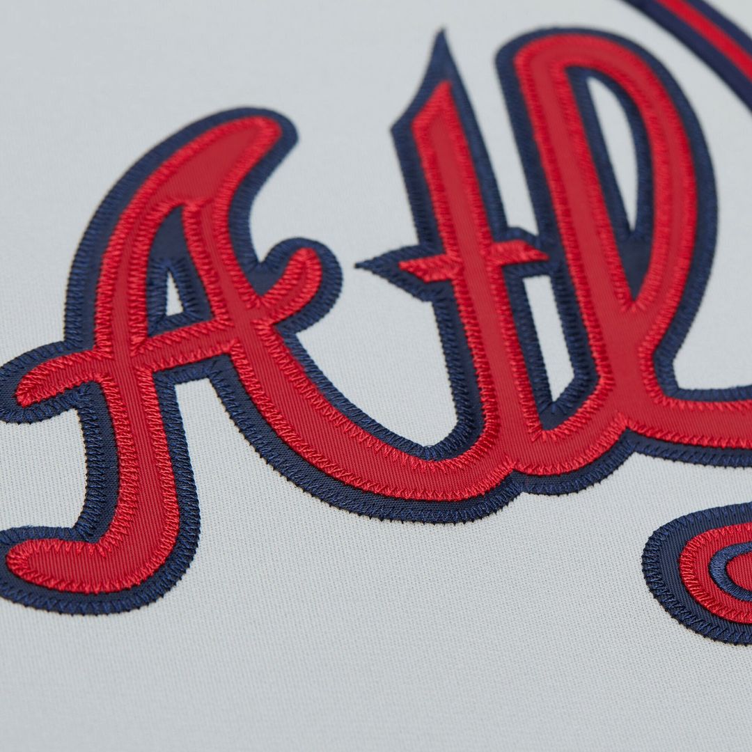 Men's Atlanta Braves Fred McGriff Gray 1995 Throwback Jersey