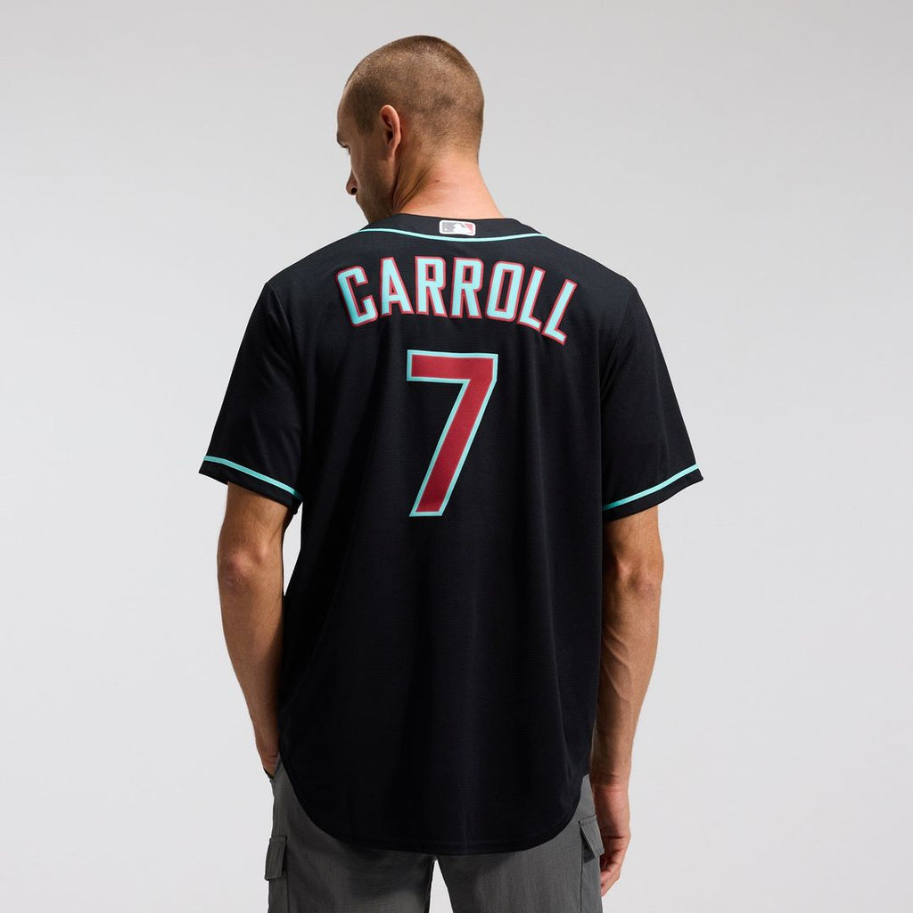 Men's Arizona Diamondbacks Corbin Carroll Crimson Alternate 2 Replica Jersey