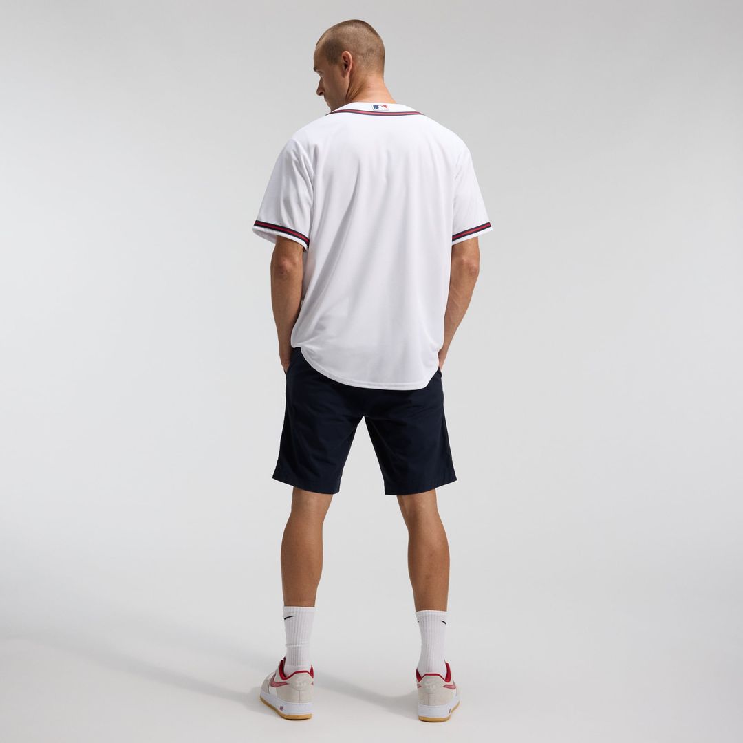 Men's Atlanta Braves White Home Replica Team Jersey