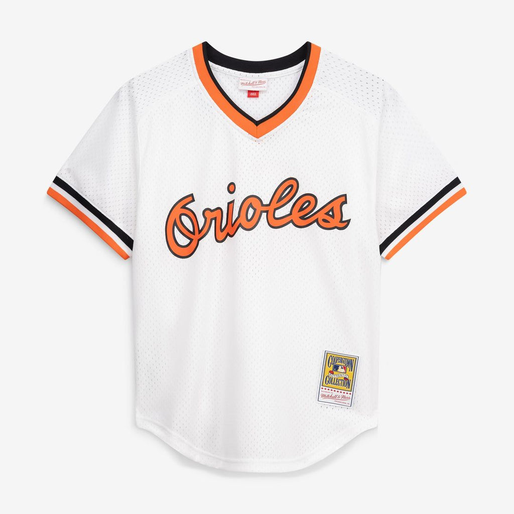 Men's Baltimore Orioles Cal Ripken Jr. it White Batting Practice Jersey