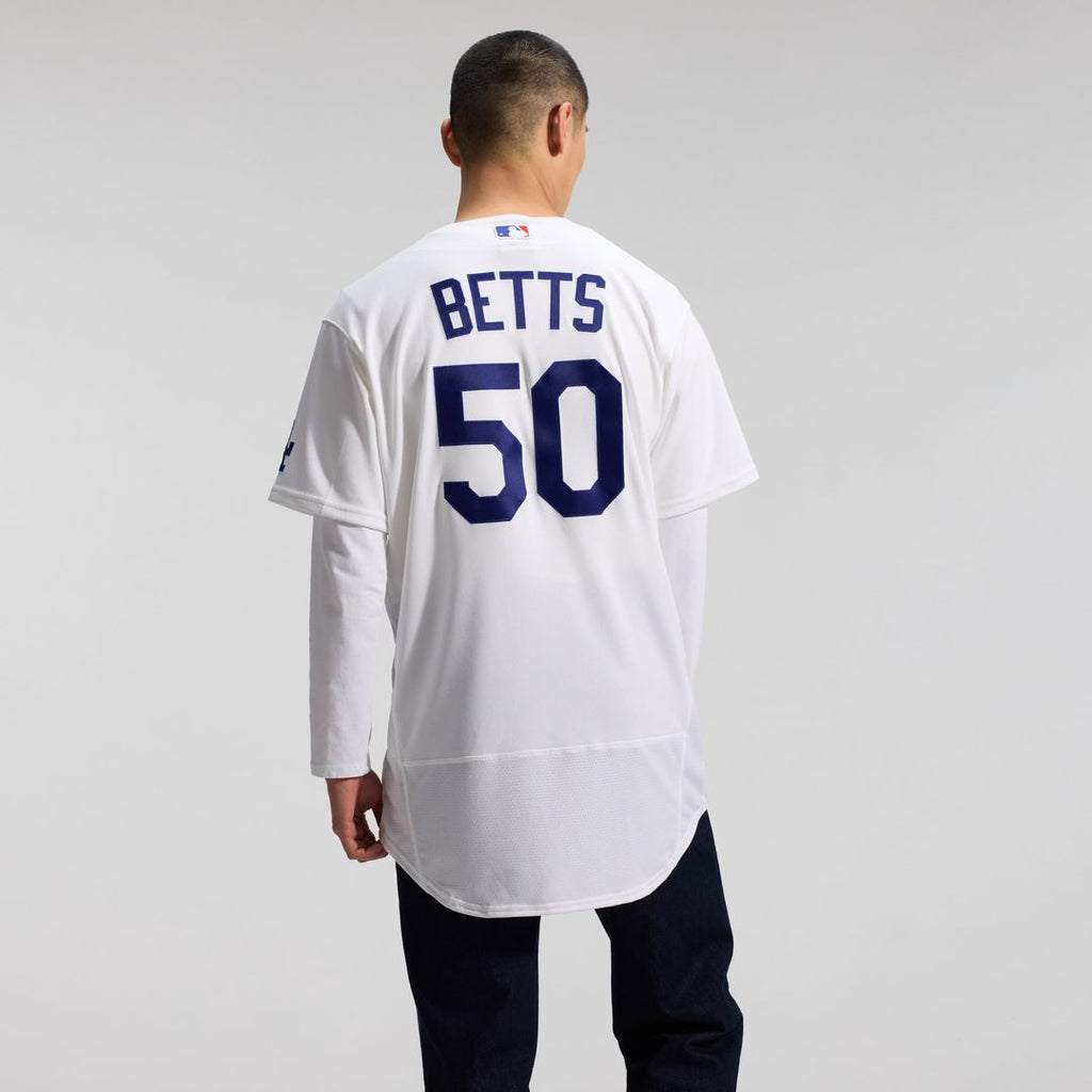 Men's Los Angeles Dodgers Mookie Betts White Home Jersey