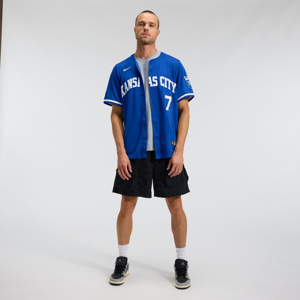 Men's Kansas City Royals Bobby Witt Jr. Royal Alternate 2 Player Jersey