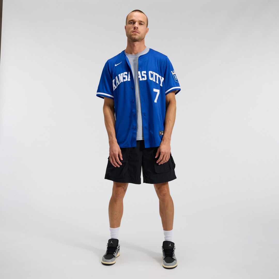 Men's Kansas City Royals Bobby Witt Jr. Royal Alternate 2 Player Jersey