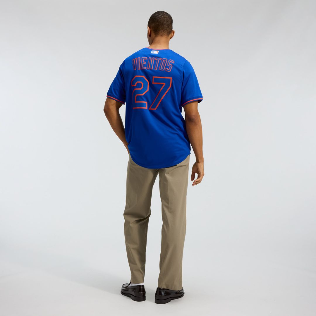Men's New York Mets Mark Vientos Gray All-Star Jersey