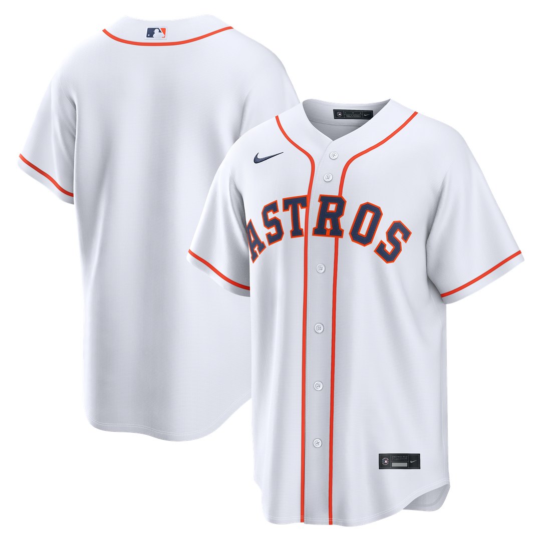 Men's Houston Astros White Home Replica Jersey