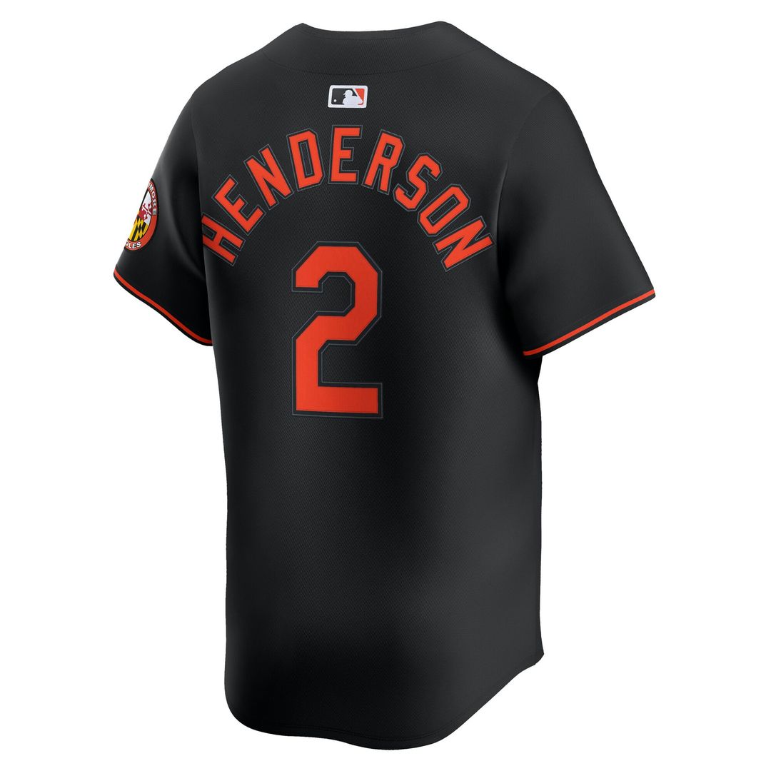 Men's Baltimore Orioles Gunnar Henderson White Home Player Jersey