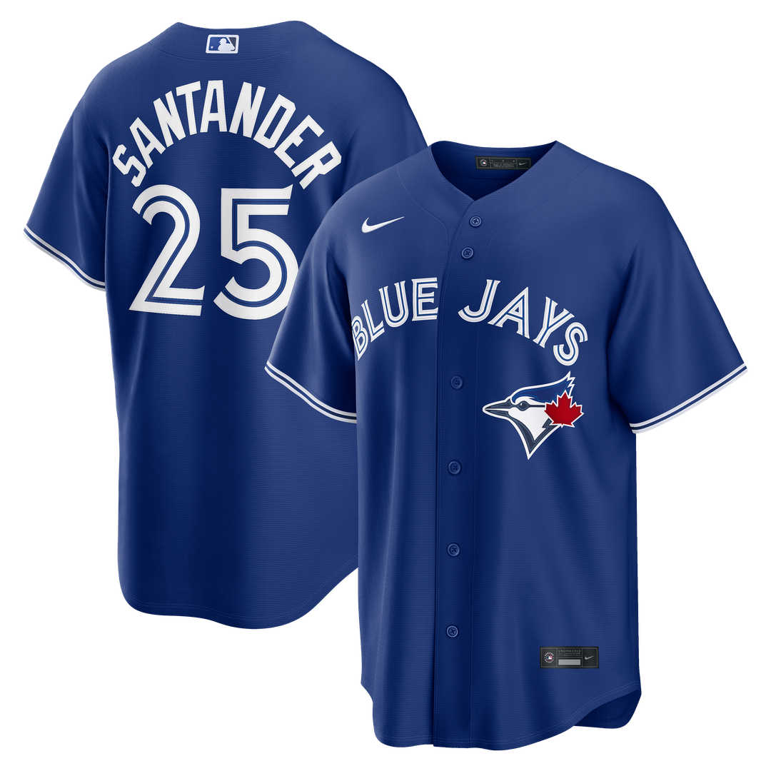 Men's Toronto Blue Jays Anthony Santander Royal Alternate Replica Jersey