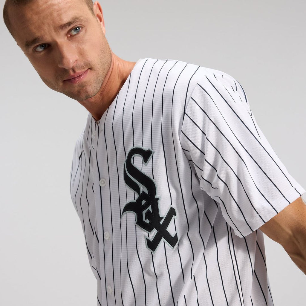 Men's Chicago White Sox White Home Replica Team Jersey