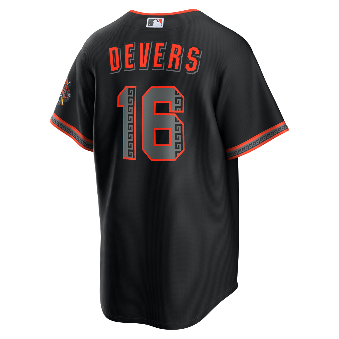 Men's San Francisco Giants Rafael Devers Black Alternate Stadium Jersey