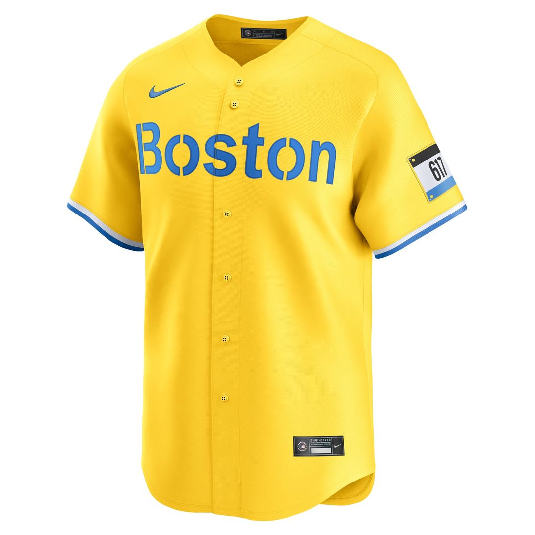 Men's Boston Red Sox Jarren Duran Gold Alternate Jersey