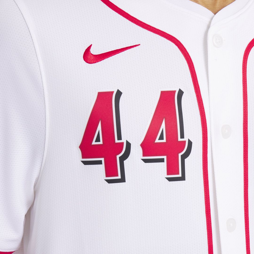 Men's Cincinnati Reds Elly De La Cruz White Home Player Jersey