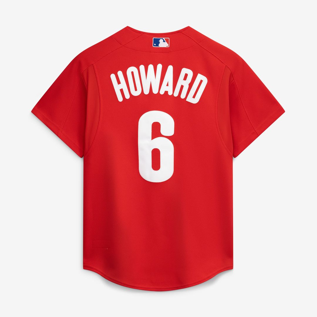 Men's Philadelphia Phillies Ryan Howard Red Batting Practice Jersey