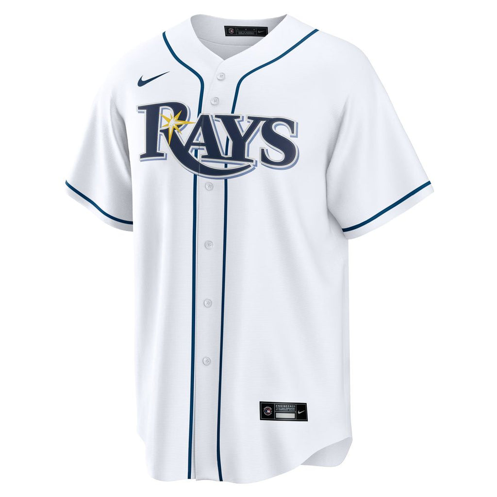 Men's Tampa Bay Rays Yandy Díaz White Home Replica Jersey