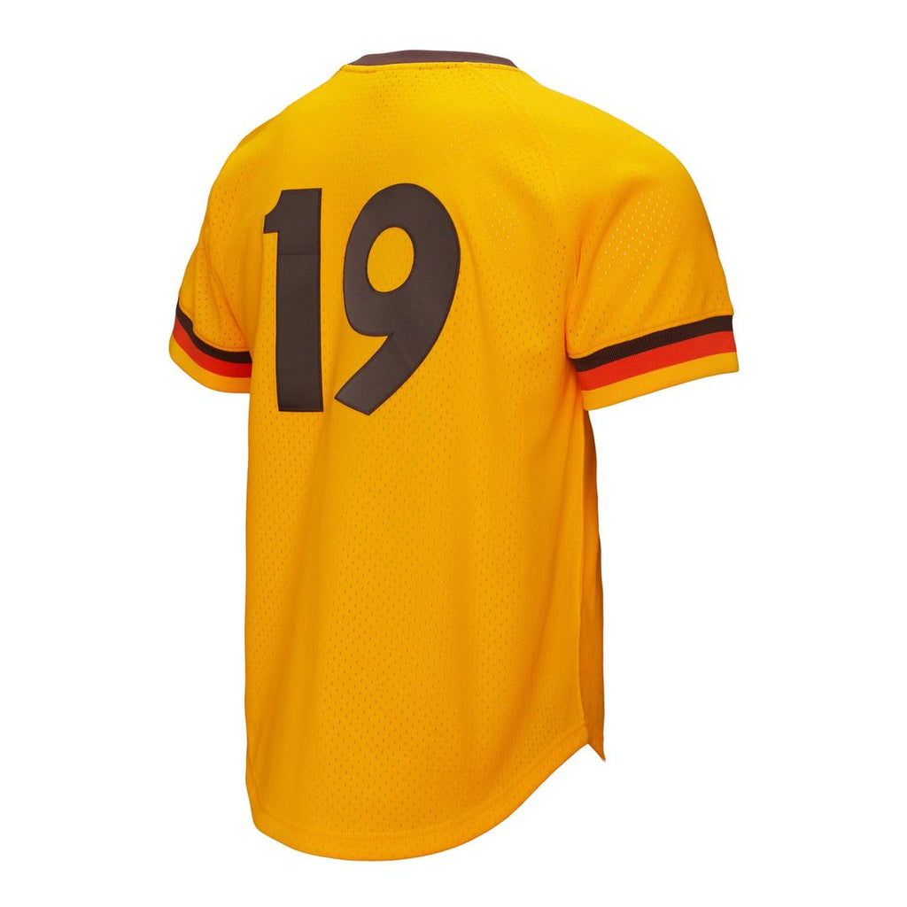 Men's San Diego Padres Tony Gwynn Gold Big & Tall Mesh Batting Practice Jersey