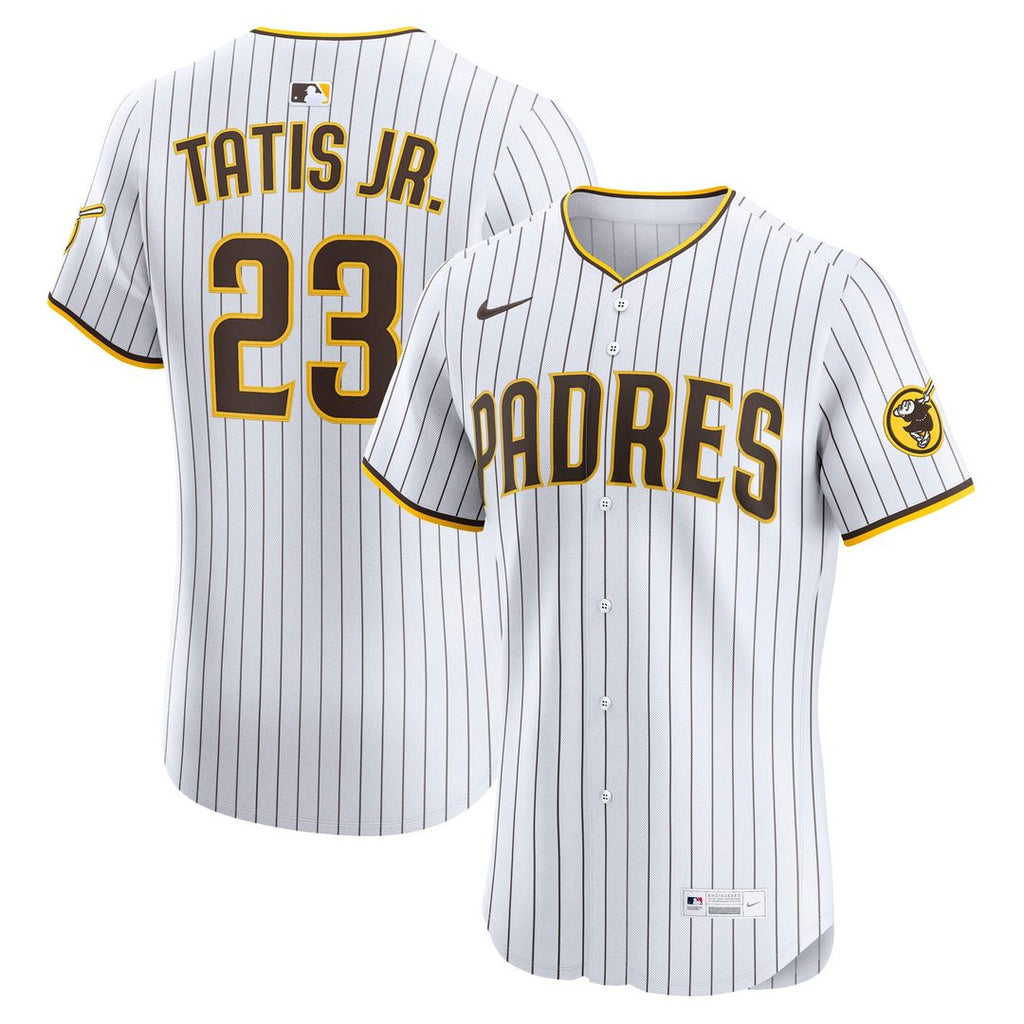 Men's San Diego Padres Fernando Tatis Jr. White Home Elite Jersey