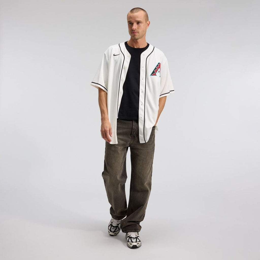 Men's Arizona Diamondbacks Corbin Carroll Cream Home Replica Jersey