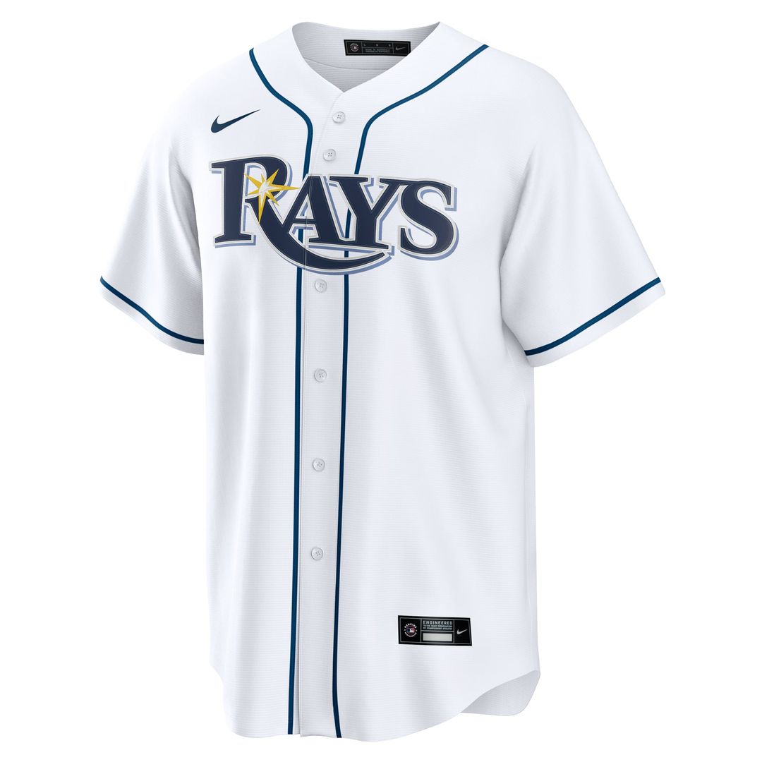 Men's Tampa Bay Rays White Home Replica Jersey
