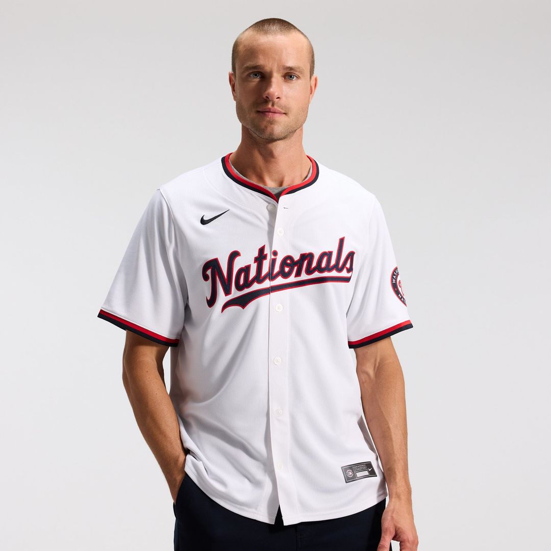 Men's Washington Nationals Dylan Crews White Home Player Jersey