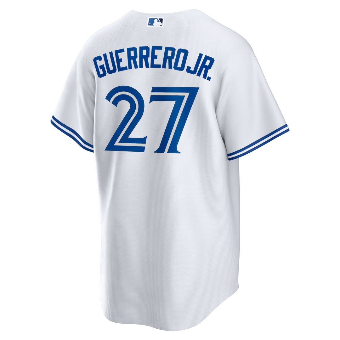 Men's Toronto Blue Jays Vladimir Guerrero Jr. White Home Replica Player Name Jersey