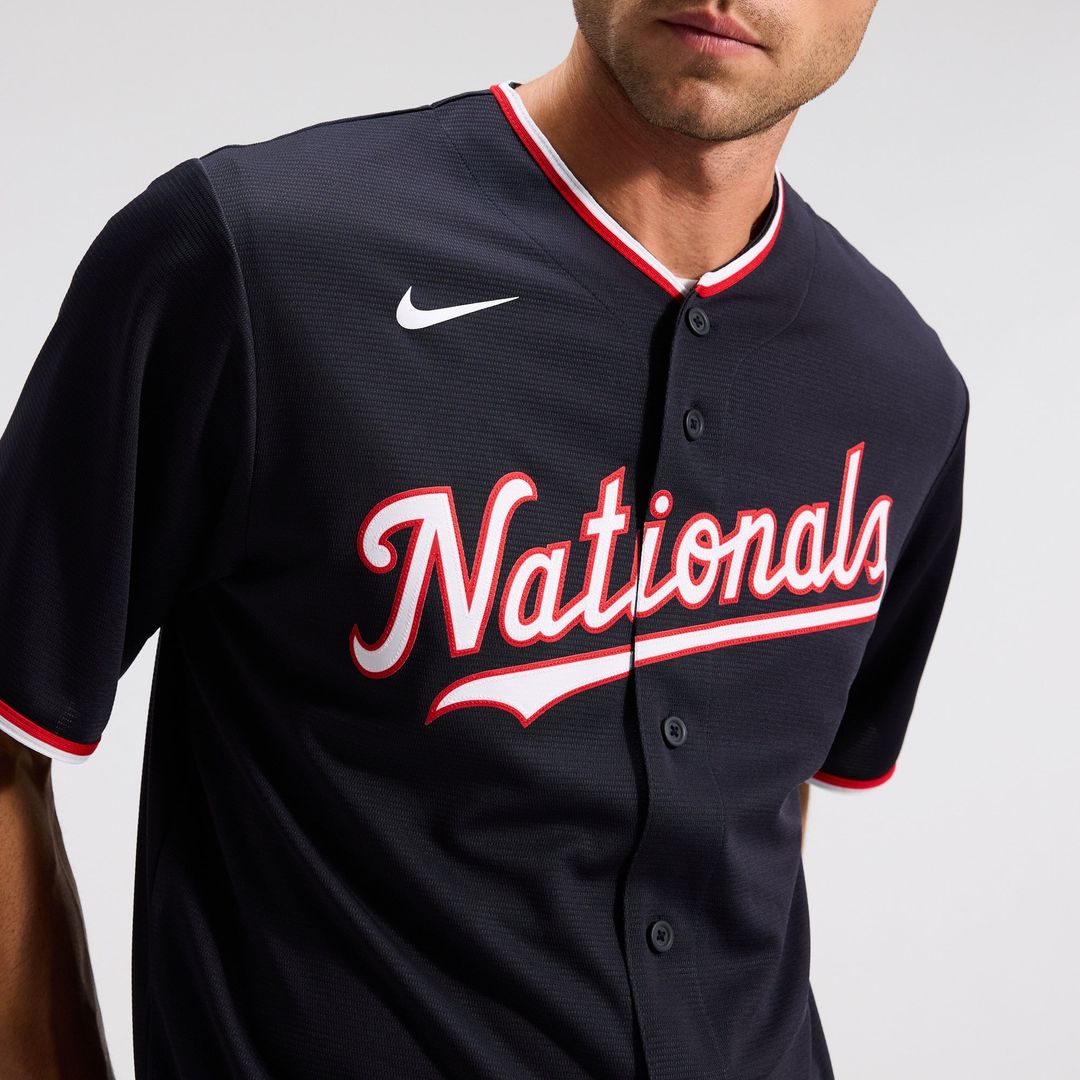 Men's Washington Nationals Dylan Crews Navy Alternate Replica Jersey