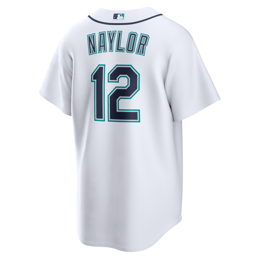 Men's Seattle Mariners Josh Naylor White Home Replica Jersey